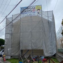 徳島市城南町　Ｉ様邸　屋根外壁塗装工事